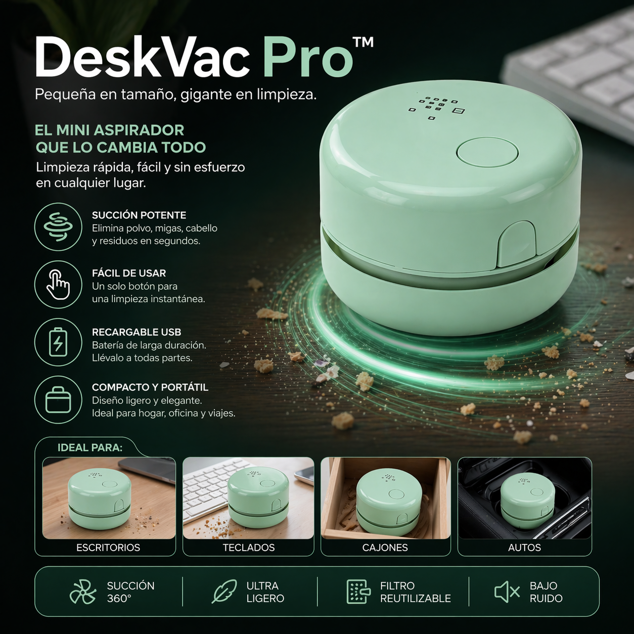 DeskVac Pro™