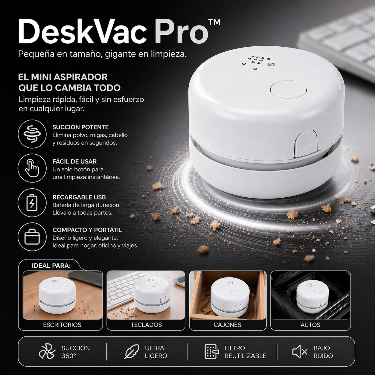 DeskVac Pro™
